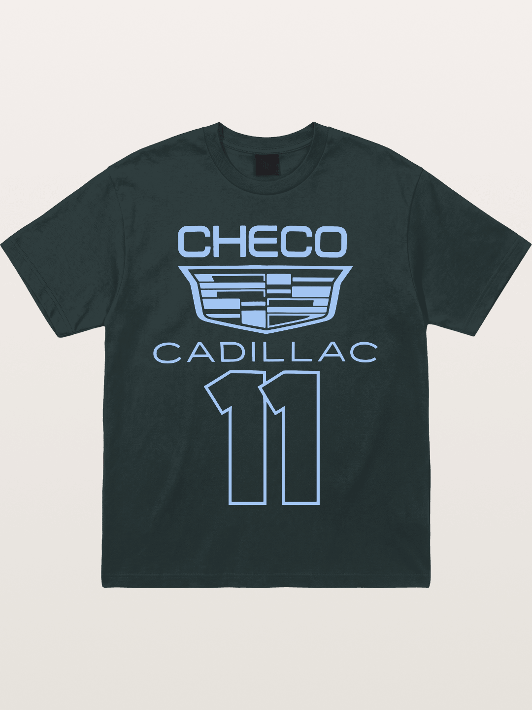 Checo Cadillac #11 Racing Emblem Gildan T-shirt