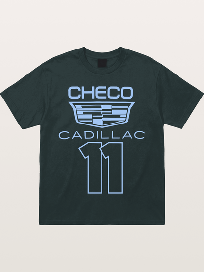 Checo Cadillac #11 Racing Emblem Gildan T-shirt
