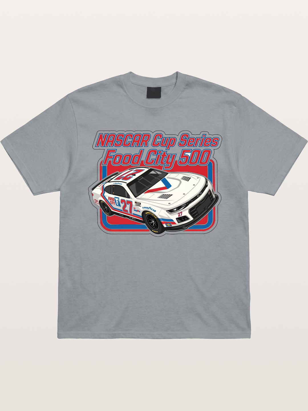 NASCAR Food City 500 Car Gildan T-shirt