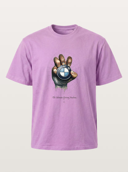 Hand Holding BMW Logo Sketch Gildan T-shirt