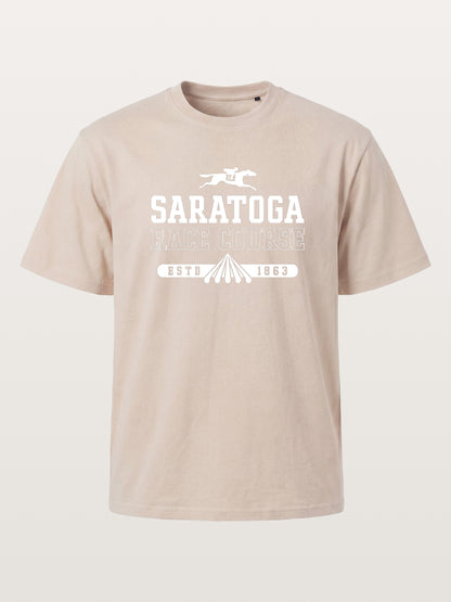 Saratoga 1863 Equestrian Heritage Mark Cotton T-shirt