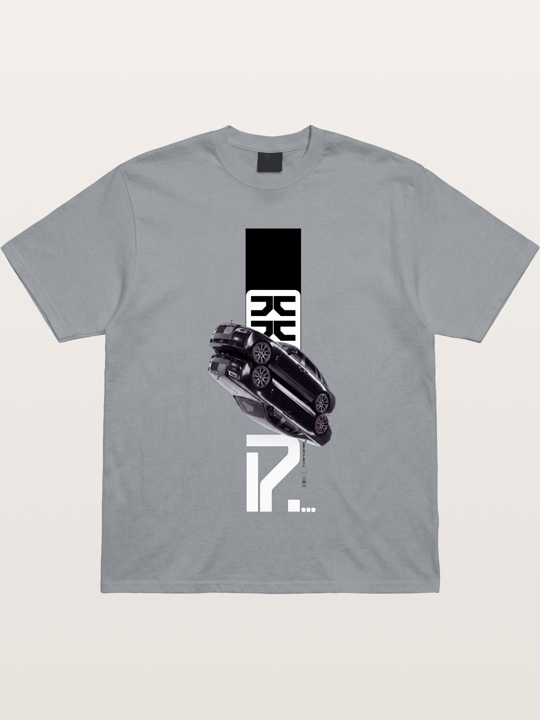 Black Rolls Royce Abstract Art Gildan T-shirt