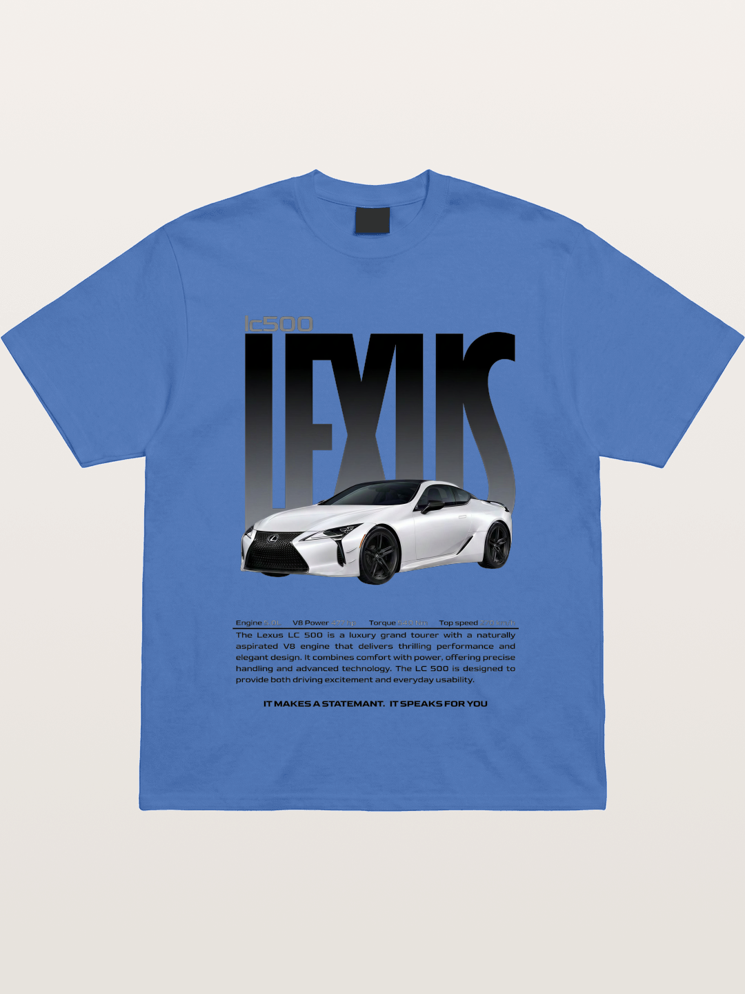 Lexus LC500 Magazine Style Poster Gildan T-shirt