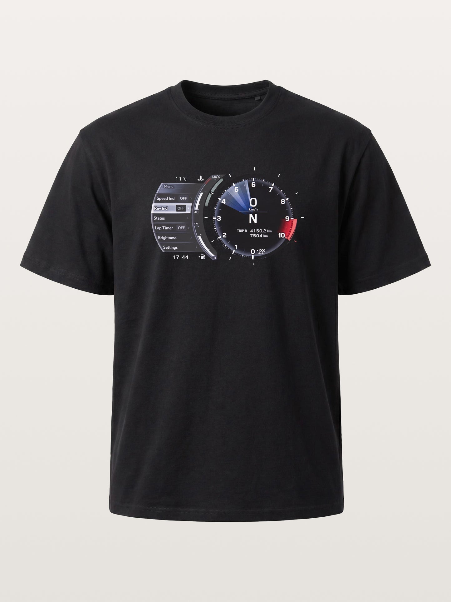 Lexus Analog Tachometer With Menu Panel Cotton T-shirt