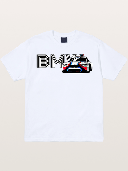 BMW M Series Typography Print Gildan T-shirt