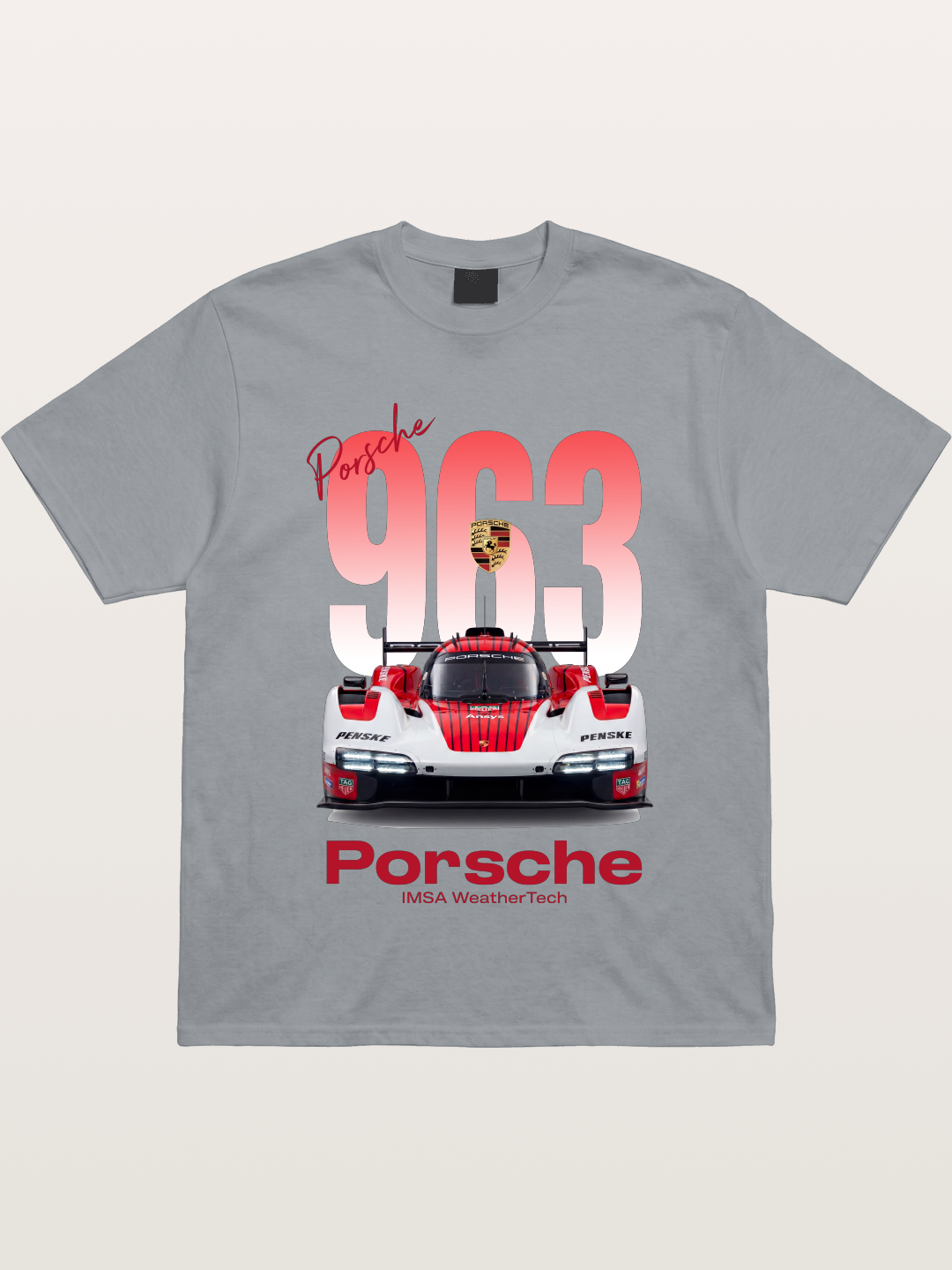 Porsche 963 IMSA WeatherTech Race Car Gildan T-shirt