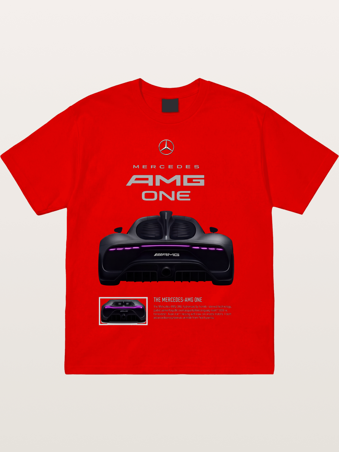 AMG One Purple Taillight Cotton T-shirt