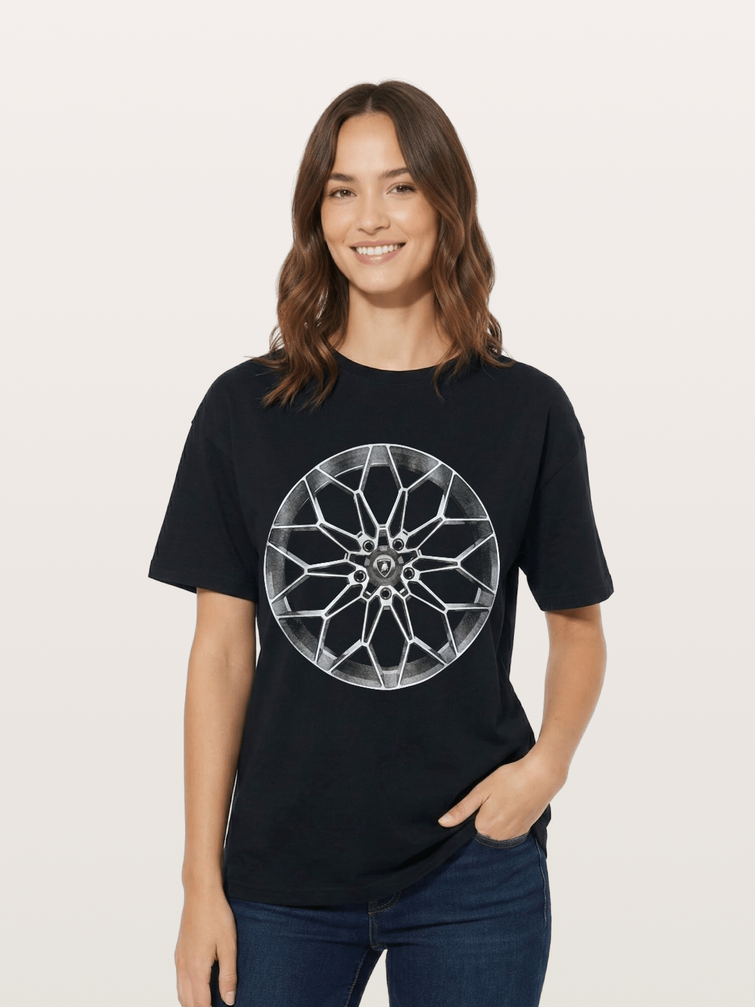 Lamborghini Multi-Spoke Alloy Wheel Cotton T-shirt