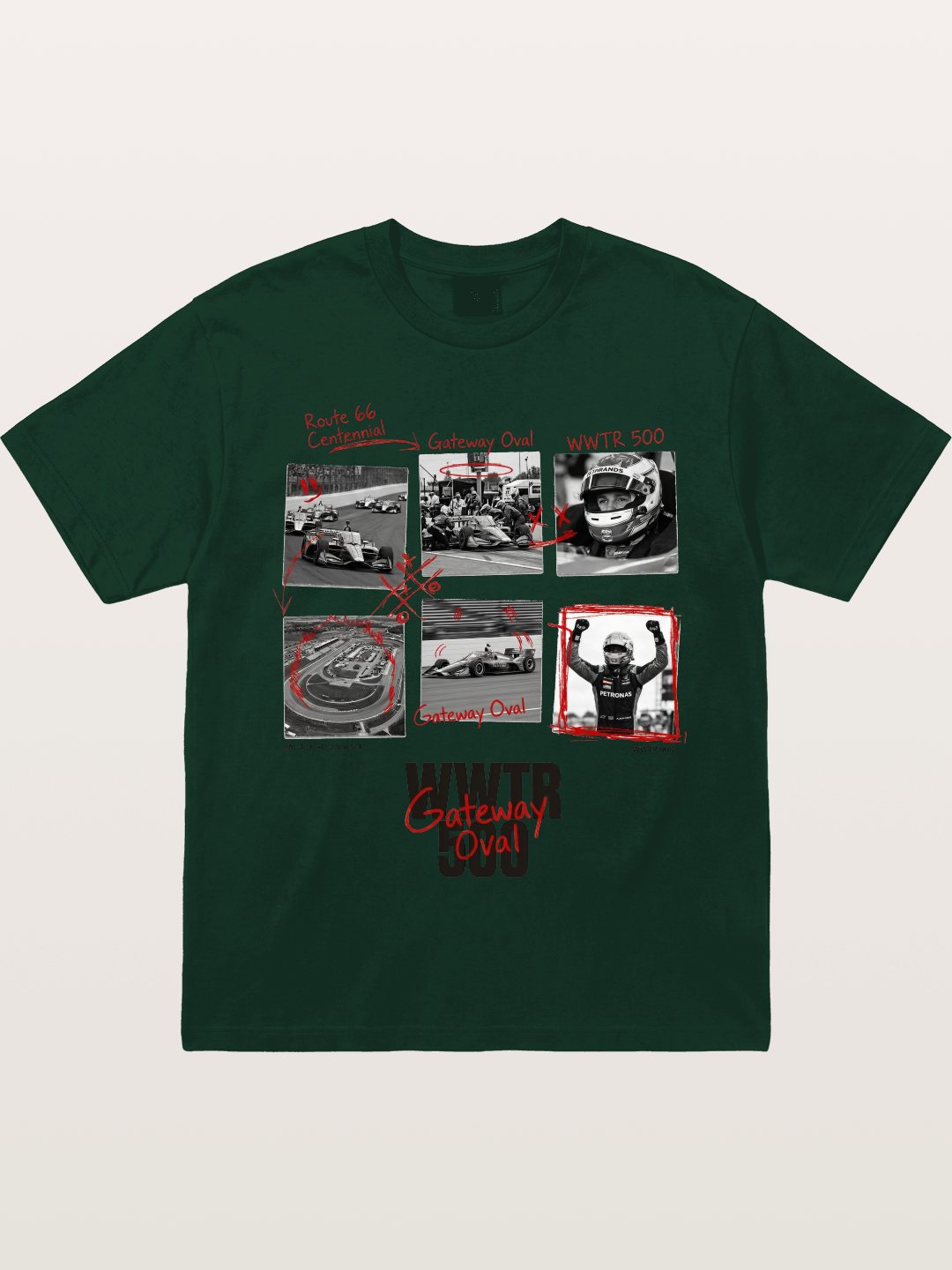 Scrapbook WWTR500 Race Print Gildan T-shirt