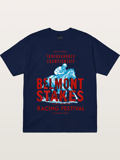 Belmont Stakes Racing Festival Art Gildan T-shirt