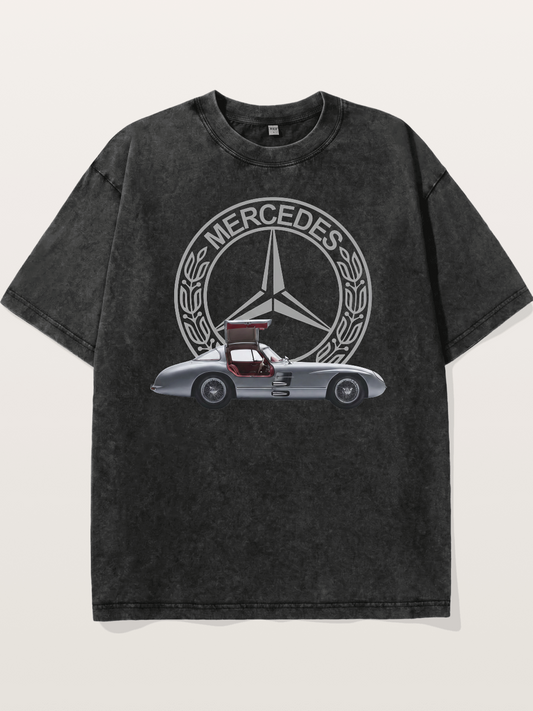 Mercedes 300SL Gullwing Art Washed T-shirt
