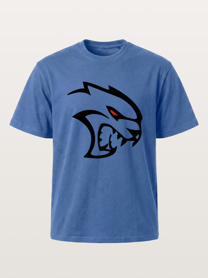 Hellcat Devil Face Silhouette Gildan T-shirt
