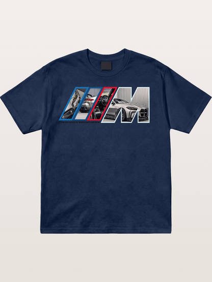 BMW Car Detail Collage Art Cotton T-shirt