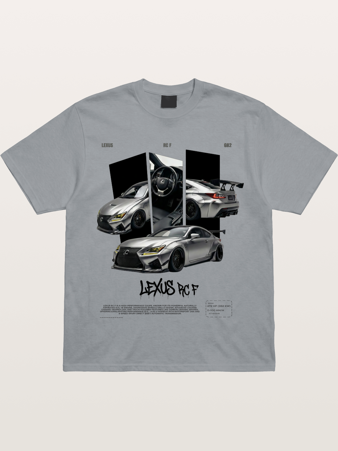 Lexus RC F Multi-Angle Print Gildan T-shirt