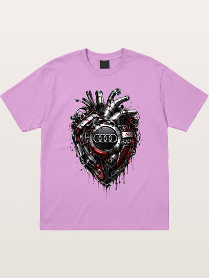 Audi Mechanical Heart Poster Gildan T-shirt