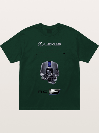 RC F Engine Outline Poster Gildan T-shirt