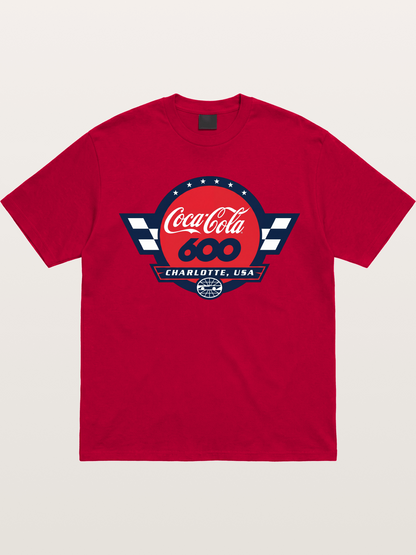 Coca-Cola 600 Charlotte USA Race Emblem Gildan T-shirt