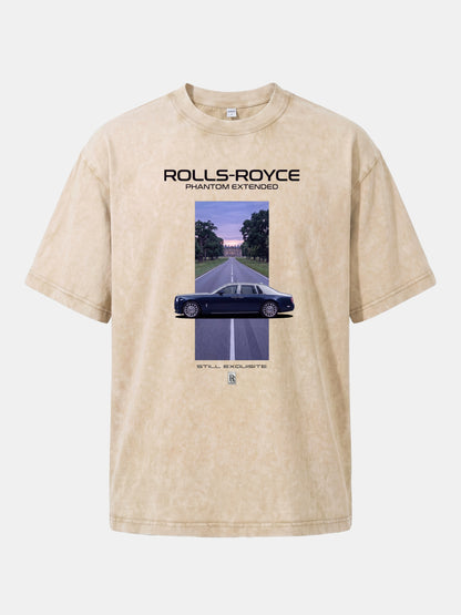 Rolls-Royce Cullinan Alpine Card Washed T-shirt
