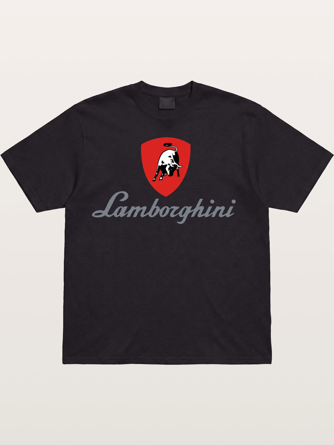 Lamborghini Red Bull Logo Cotton T-shirt