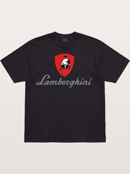 Lamborghini Red Bull Logo Cotton T-shirt