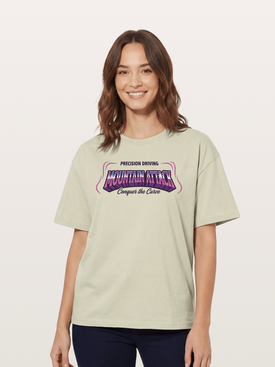 Precision Curve Cotton T-shirt