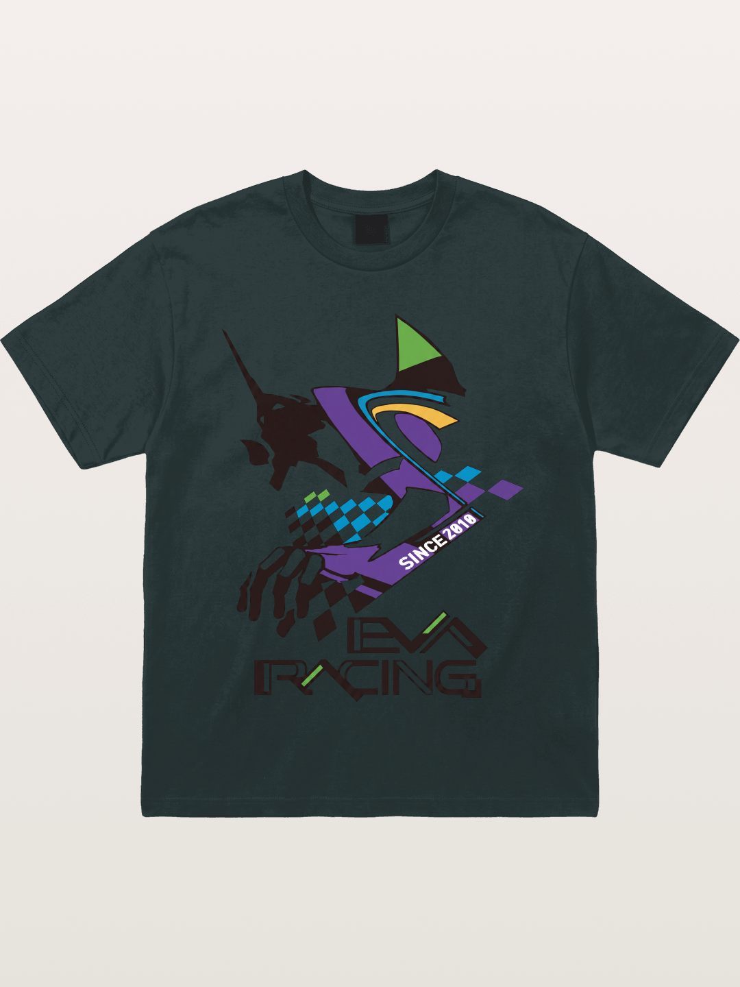 Eva Racing Checkered Flag Gildan T-shirt