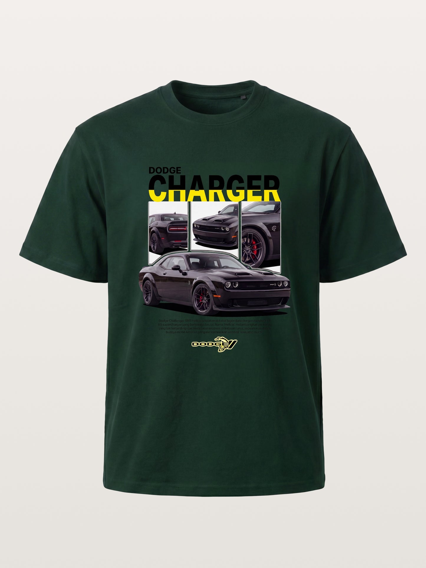 Dodge Hellcat Triple Car Collage Gildan T-shirt