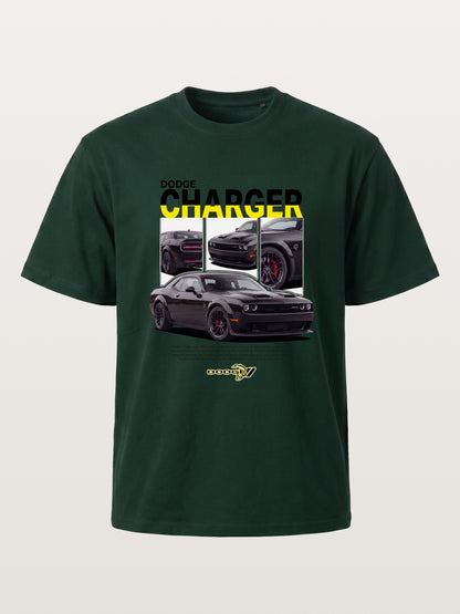 Dodge Hellcat Triple Car Collage Gildan T-shirt