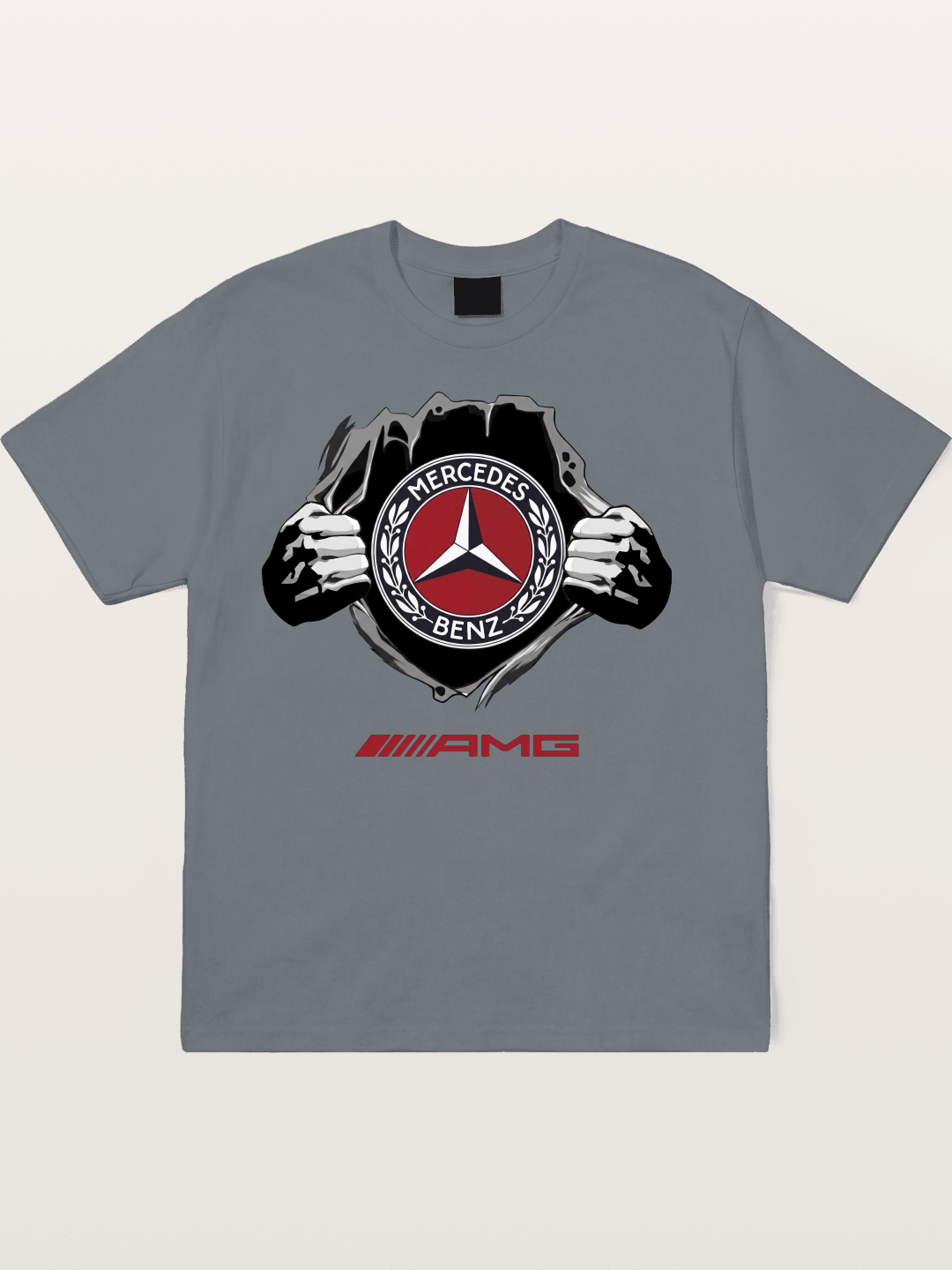 Benz Star Tear Graphic Cotton T-shirt
