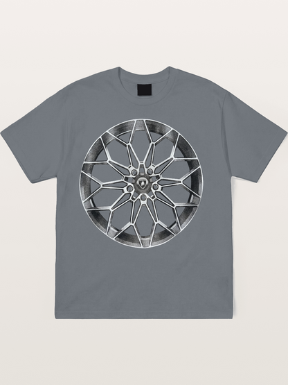 Lamborghini Multi-Spoke Alloy Wheel Cotton T-shirt