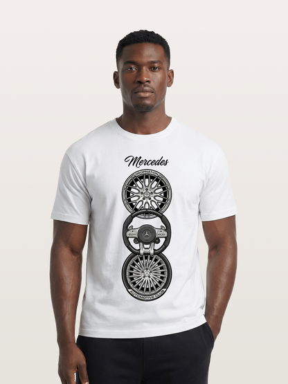 Wheel Stack Cotton T-shirt