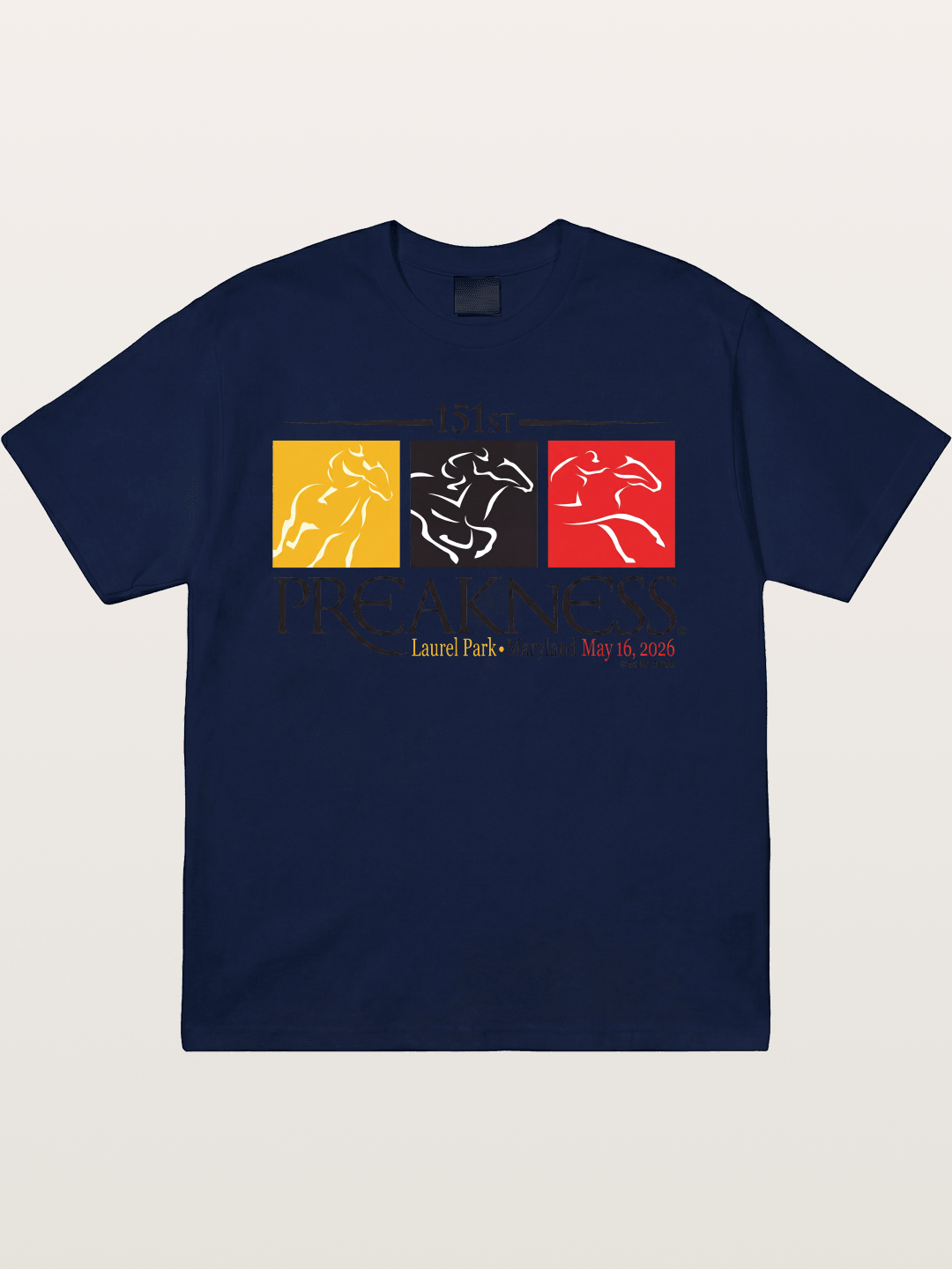 151st Preakness Race Minimal Poster Gildan T-shirt