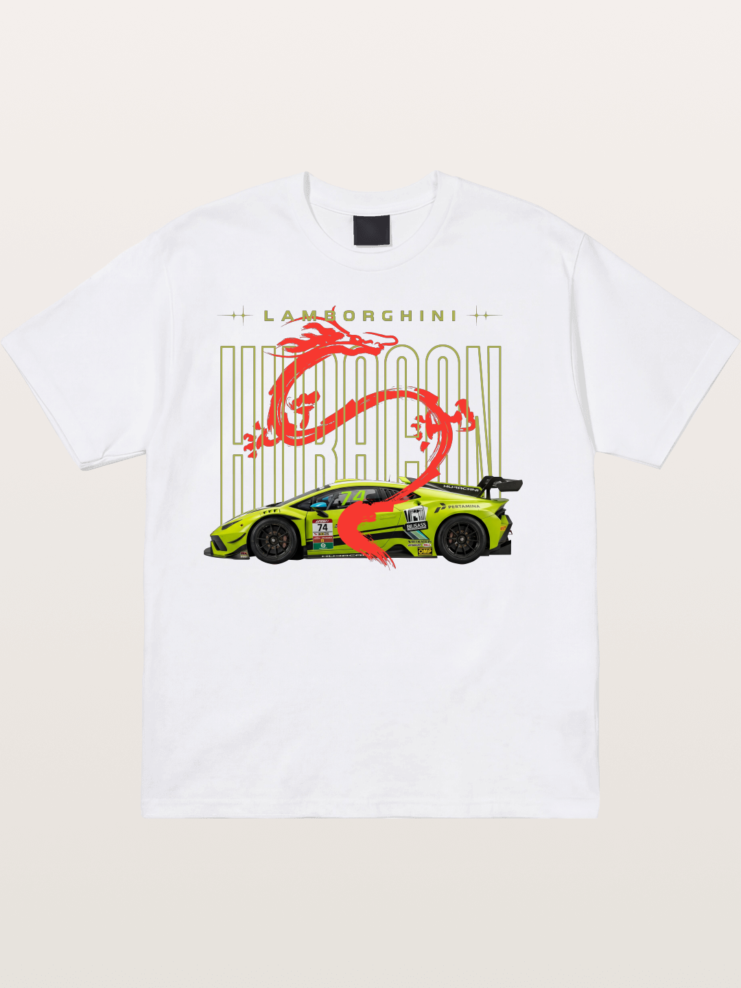 Huraca?n Dragon Cotton T-shirt