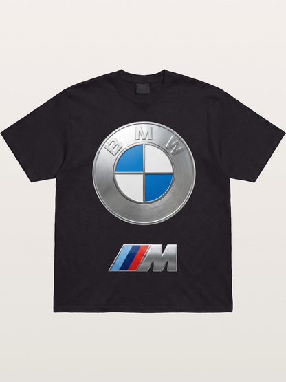 BMW M Series Metal Emblem Gildan T-shirt