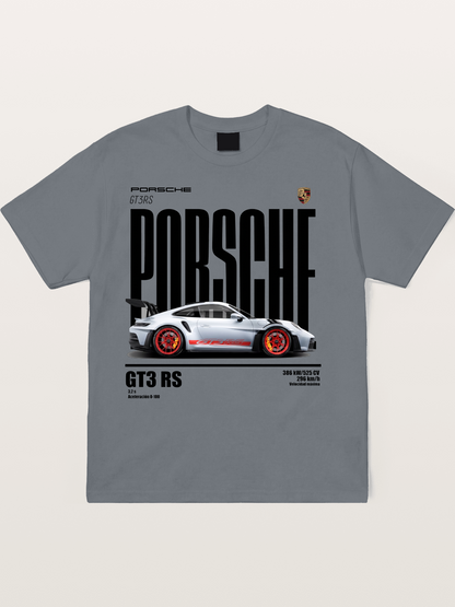 Porsche 911 GT3RS Widebody Sports Car Cotton T-shirt