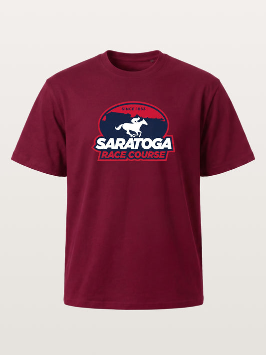 Saratoga Race Course Shield Crest Gildan T-shirt
