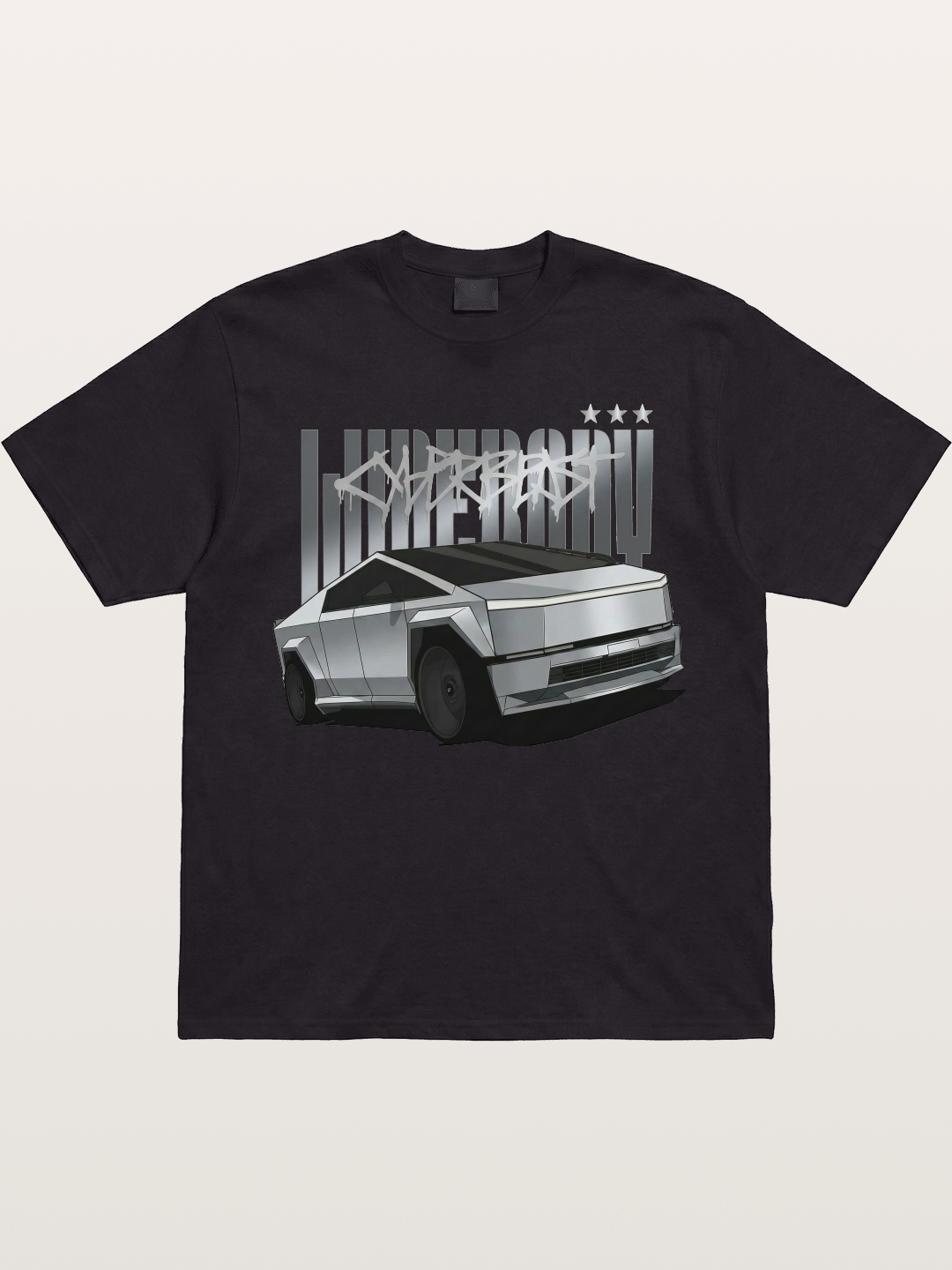 Cybertruck Graffiti Typography Gildan T-shirt