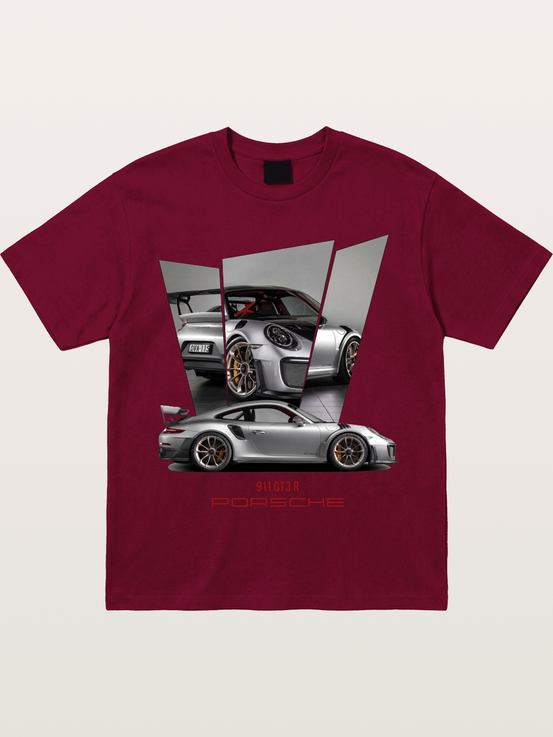 Porsche 911 GT3 RS Mirrored Collage Gildan T-shirt