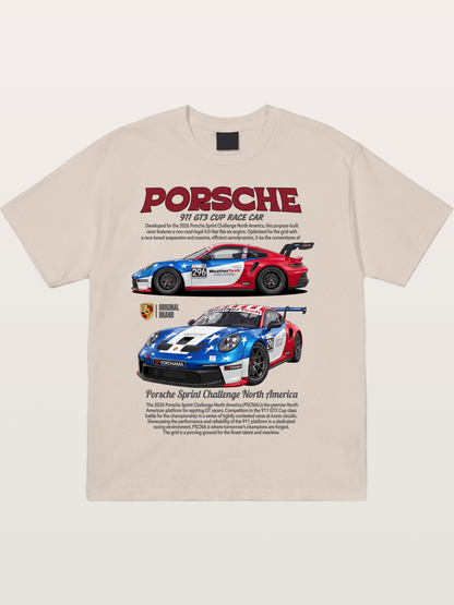 Porsche 911 GT3 Cup Sprint Challenge Cotton T-shirt