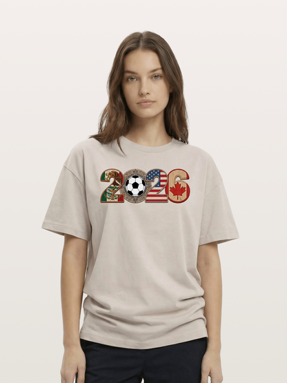 2026 WC Tribal Flag Design Cotton T-shirt