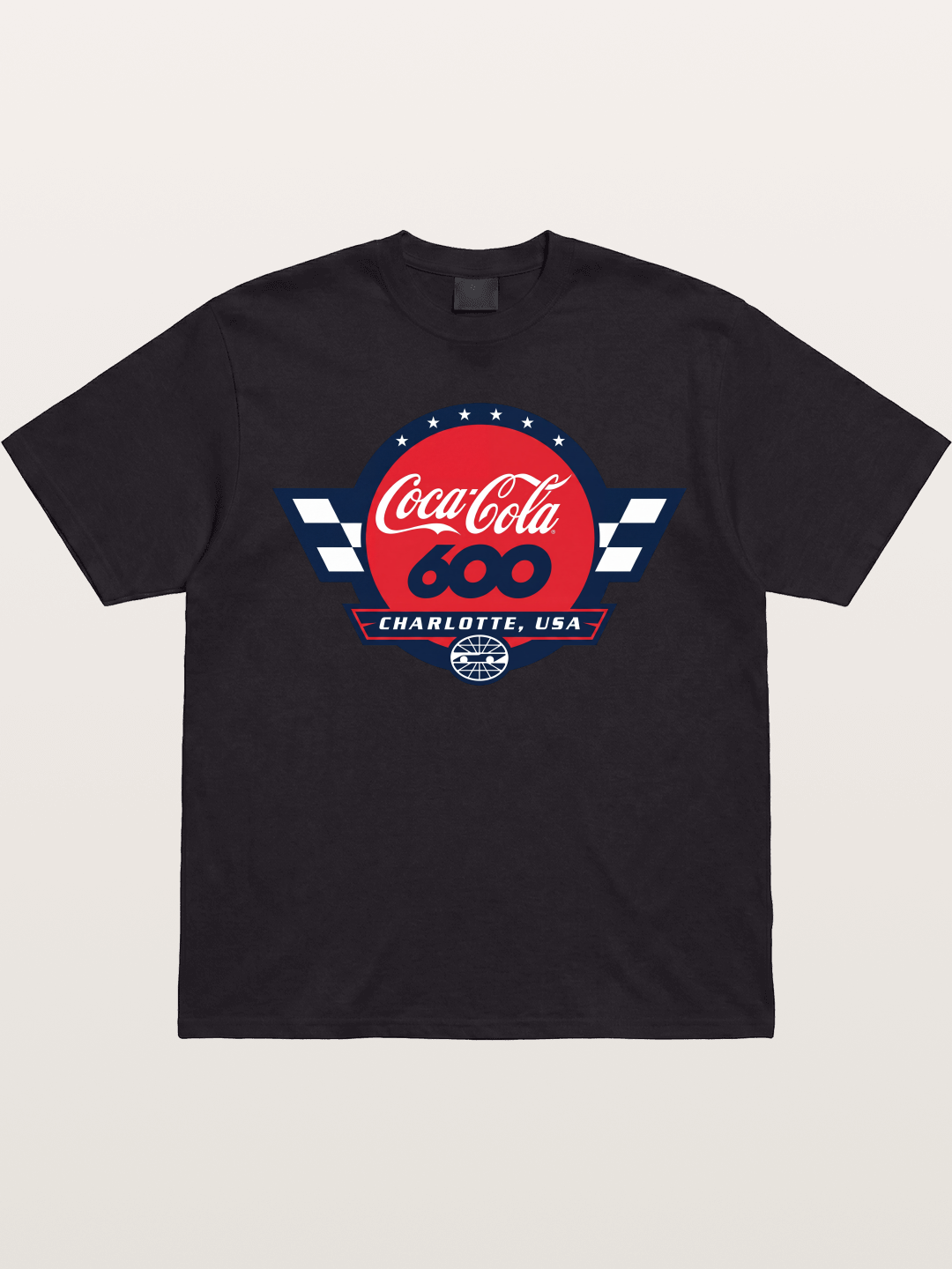 Coca-Cola 600 Charlotte USA Race Emblem Gildan T-shirt