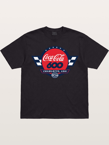 Coca-Cola 600 Charlotte USA Race Emblem Gildan T-shirt
