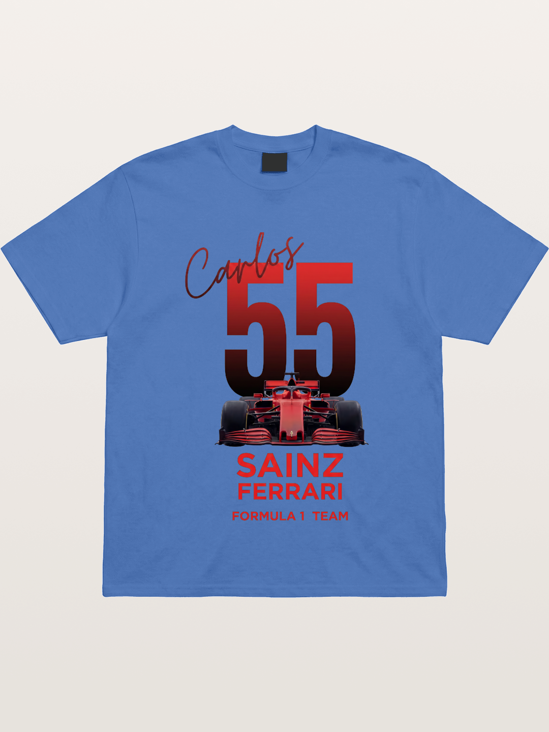 Carlos Sainz Ferrari 55 Art Gildan T-shirt