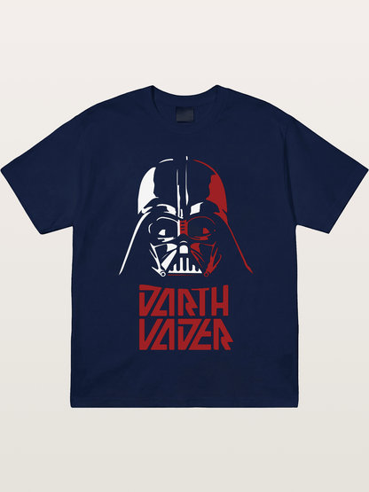 Darth Vader Red White Helmet Gildan T-shirt