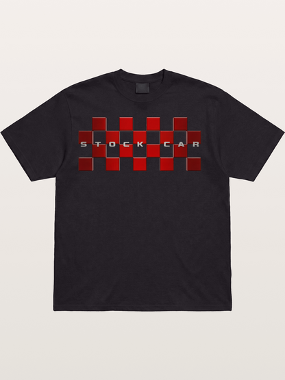 Checkered Ring Cotton T-shirt