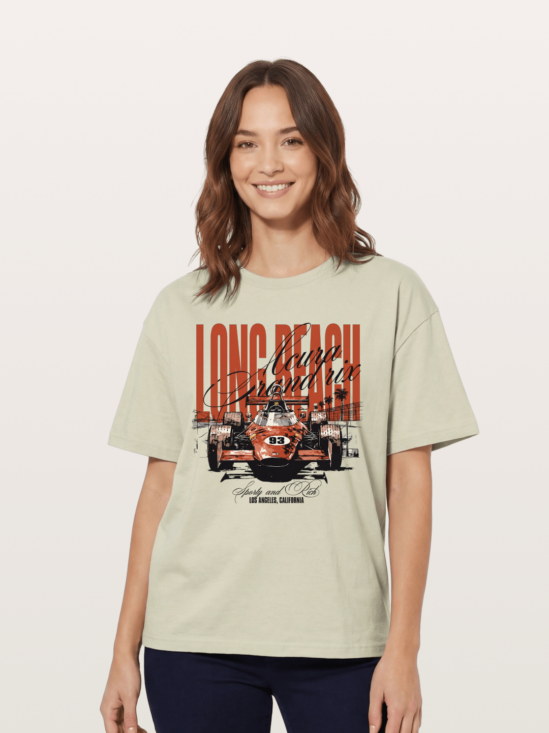Long Beach Grand Prix Art Cotton T-shirt