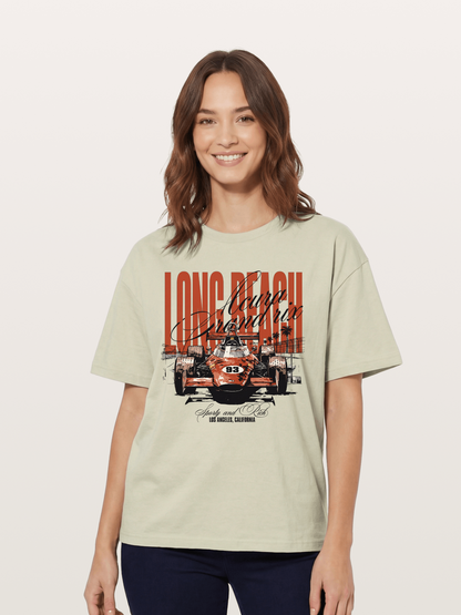 Long Beach Grand Prix Art Cotton T-shirt