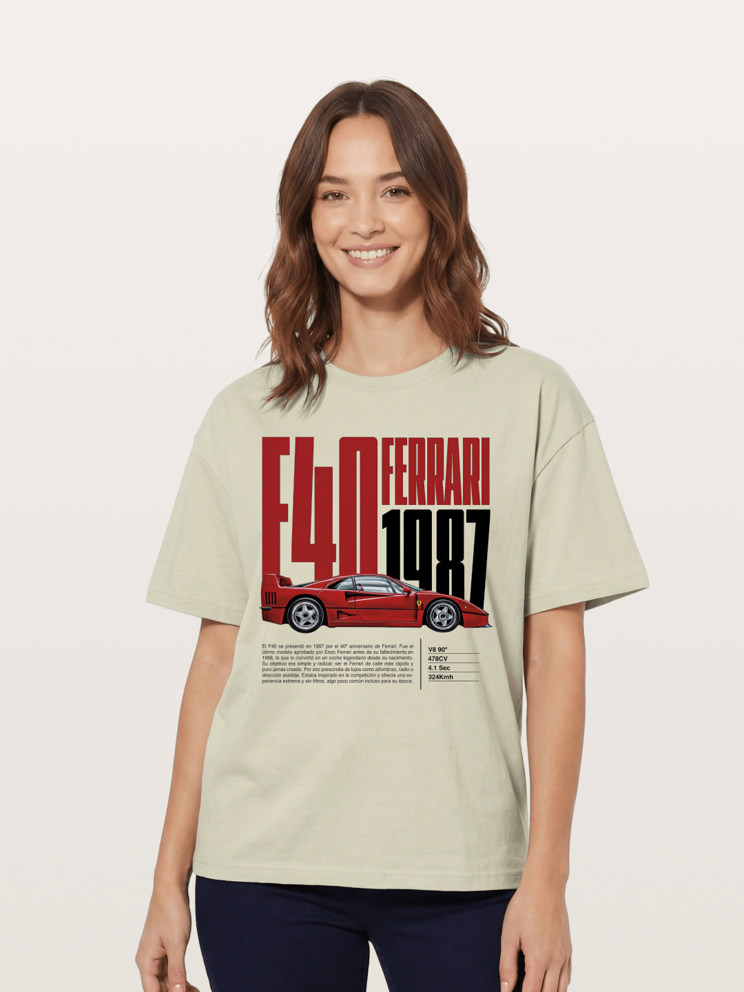 Golden Prancing Cotton T-shirt