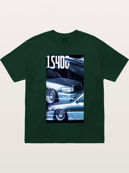 LS400 JDM Double Car Print Gildan T-shirt