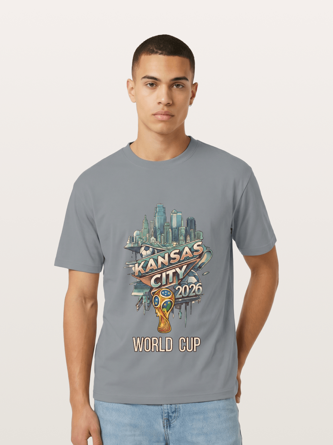 KC World Cup 2026 Emblem Gildan T-shirt
